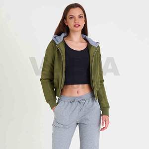 Chaquetas de Burbuja Ecológicas de Alta Calidad para Mujer, Otoño/Invierno, con Cuello Alto, Ajuste Entallado, Cremallera Personalizable, Diseño Liso - Product Image 5