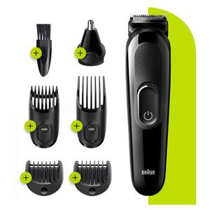 Kit de tondeuse à cheveux rechargeable professionnel 6 en 1, lames en acier inoxydable, IPX7, réglable pour le rasage, la coupe de la moustache, la coiffure - Product Image 6