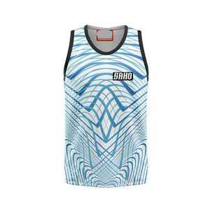 Gilet GAA évacuant l'humidité avec corps et écusson respirants en maille extensible athlétique quantité minimale de commande OEM - Product Image 3