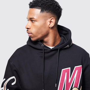 Sweat-shirt à capuche personnalisé en molleton de coton/fibre de bambou écologique imprimé pour homme – Vente en gros - Product Image 3