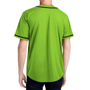 Custom Plain Black Baseball jersey White <b>Men</b> Baseball Jersey Button Down <b>Shirts</b> Active Team Sports Uniforms Baseball Jersey - Product Image 6