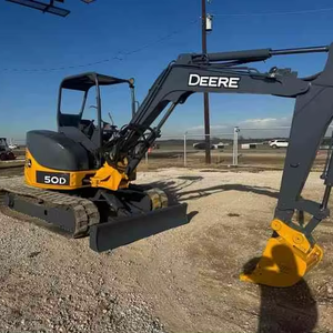 Mini-excavatrice John Deere 50G d'occasion, équipement de construction, meilleur prix, livraison rapide disponible - Product Image 1