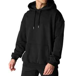 Sudadera con Capucha de Felpa para Hombre, Mezcla de Poliéster/Algodón de Primera Calidad, con Diseño Sólido Bordado para la Temporada de Invierno, Pakistán - Product Image 6