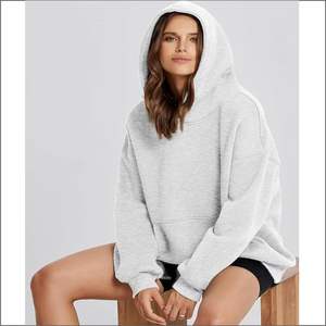 Tendance nouveauté sweat à capuche en coton biologique pour femmes de haute qualité pull à capuche coupe ample avec personnalisation complète - Product Image 6