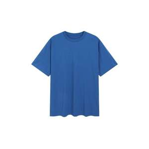 Custom Men's Blank Box Cut Tee <b>Shirt</b> 250 300 Gsm Heavyweight 100% Cotton TShirt Oversize Drop Shoulder Boxy Fit <b>Crop</b> T-<b>shirt</b> Men - Product Image 6