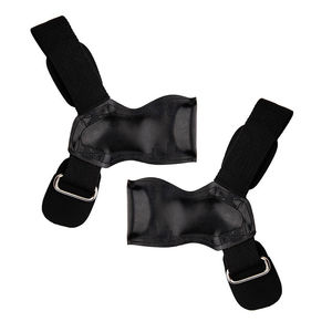 Coussinets d'entraînement d'haltérophilie de poignée de gymnastique en peau de vache sangles de poignet réglables Protection professionnelle antidérapante pliable écologique - Product Image 3