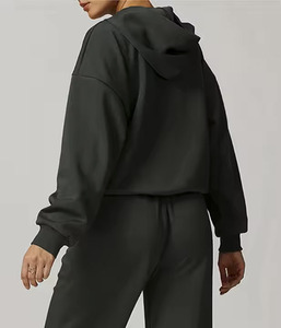 เสื้อฮู้ดแขนยาวสำหรับผู้หญิงเสื้อฮู้ดทรงหลวมแฟชั่นลำลองฤดูใบไม้ผลิฤดูหนาว - Product Image 2
