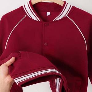 Chaqueta Bomber Satinada para Hombre con Bordado, Chaqueta de Béisbol Ligera, Chaqueta Universitaria Lisa, Servicio OEM - Product Image 2