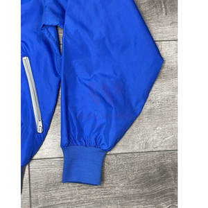 Ensemble de survêtement vintage d'hiver en deux pièces, pantalon et veste à capuche, bleu gris, doublure en maille, séchage rapide, respirant - Product Image 5