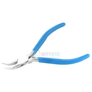 Premium Professional Micro <b>Bent</b> <b>Nose</b> <b>Pliers</b> 130mm Jewelry Making Tools for Beading Wire Wrapping DIY Craft Jewelry Repair - Product Image 6