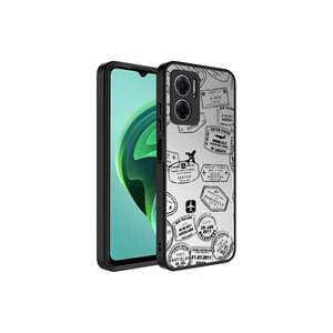 Coque de téléphone en silicone à motif miroir brillant pour Redmi 10 5G & 11Pro, thème voyage, protection de l'appareil photo pour 7 Plus - Product Image 1