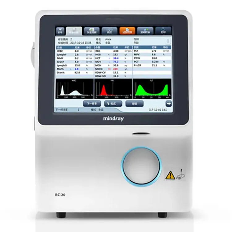 Nuovo originale Mindray BC-20 analizzatore ematologico automatico in 3 parti CBC macchina per analisi del sangue contatore cellulare prezzo
