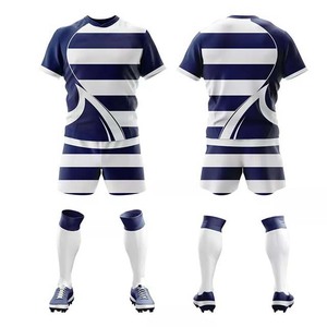 Ropa deportiva de rugby personalizada de alta calidad 100% poliéster conjunto de último diseño con personalización de logotipo de impresión digital - Product Image 5