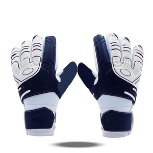 Gants de gardien de but de football pour jeunes, en cuir, rembourrés, respirants, personnalisables, avec protection des doigts, durables - Product Image 3