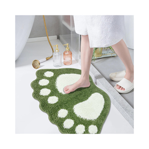 Alfombrillas de baño de PVC antideslizantes personalizadas del fabricante, alfombrilla de baño para ducha impermeable y a prueba de polvo hecha de poliéster duradero - Product Image 3