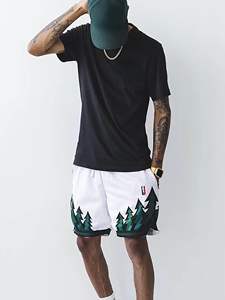 กางเกงขาสั้นเล่นบาสเก็ตบอลผ้าตาข่ายระบายอากาศได้ดีกางเกงขาสั้นใส่เล่นฟิตเนสยิมใส่สบายออกแบบได้ตามต้องการ - Product Image 6