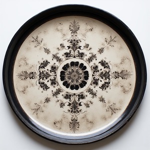 Plaque de charge flottante Iron Pearl Drift, motifs scintillants, design Art Déco, installation autocollante pour restaurants haut de gamme - Product Image 5