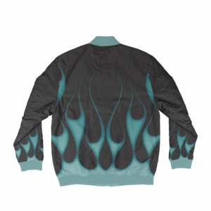 Blouson Bomber Personnalisé en Satin Coupe-Vent Respirant Style Urbain pour Sports d'Équipe Tendance avec Fermeture Éclair Impression par Sublimation Tissé Extérieur - Product Image 4