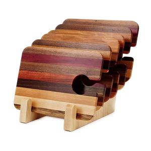 Planches à découper plates Planches à découper en bois Conception d'ustensiles de cuisine d'intérieur Blocs en bois Idéal pour la conception de coupe de légumes - Product Image 2