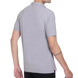 Polos Personalizados de Manga Corta para Hombre, Secado Rápido, 100% Algodón, con Diseño de Marca Propia, Patrón Impreso, MOQ Bajo - Product Image 4