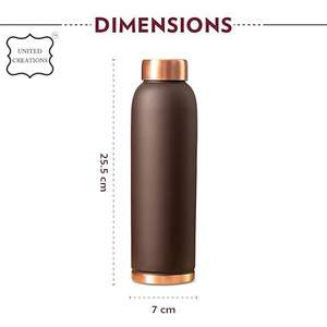 ขวดน้ำสีทองแดงทำด้วยมือแบบคลาสสิกขวดน้ำสำหรับตกแต่งใหม่ล่าสุดสไตล์ดีไซน์เนอร์ที่ไม่ซ้ำใคร - Product Image 6