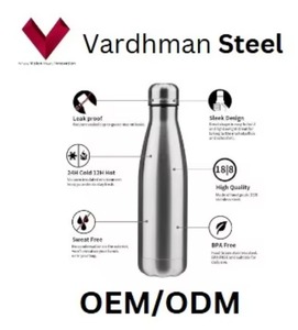 Hot <b>Sale</b> 500ml Stainless Steel Double-Wall Vacuum Insulated Water Bottle Durable Hot and Cold Bottle with Screw Cap - Product Image 4