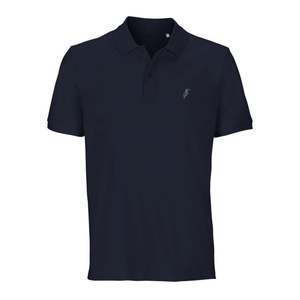 Chemise de golf unisexe à manches courtes en coton 220G respirant, couleur unie, avec logo brodé personnalisé, fabriquée en usine OEM - Product Image 2