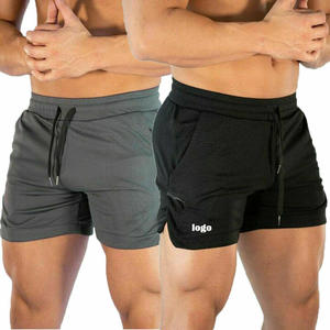 Pantalones cortos de secado rápido con estampado elástico de 4 vías para hombre, pantalones cortos de malla para correr, Fitness, entrenamiento atlético, gimnasio - Product Image 3