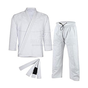 Traje de BJJ GI de diseño personalizado de alta calidad para entrenamiento de MMA, la mejor ropa de artes marciales al por mayor con diseño de logotipo propio - Product Image 1