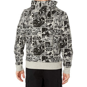 Sweat à capuche à sublimation style streetwear personnalisable pour hommes fabriqué en usine léger pour l'automne nouveau style couleur et taille personnalisées - Product Image 2