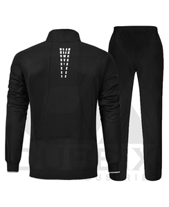 Conjunto de chándal de manga larga con cremallera para hombre para correr y hacer deporte - Product Image 2
