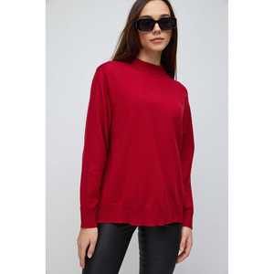 Pull décontracté oversize à col cycliste, élégant, méthode de tissage non tissé - Product Image 3