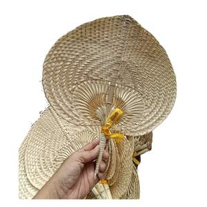 Productos Ecológicos, Abanico de Mano de Bambú Artesanal Natural, Abanico de Hoja de Palma, Muchos Colores, Artesanías, Abanico de Mano, Precio al por Mayor para Exportación - Product Image 2