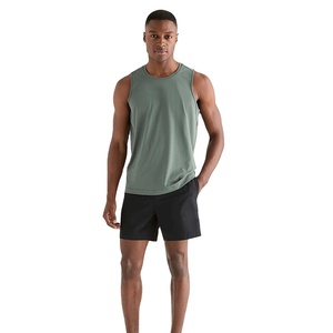 Summer Men's Gym Stringer Custom Printed 100% Cotton Sleeveless T Shirts Male Athletic Workout Fitness Running Singlet Male - Product Image 1