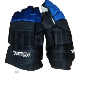 ถุงมือฮอกกี้น้ำแข็ง HI-GLOW SPORTS INTERNATIONAL หนังและคาร์บอนไฟเบอร์ ปิดด้วยกระดุม น้ำหนักเบา ทนทาน มีทุกขนาด - Product Image 3