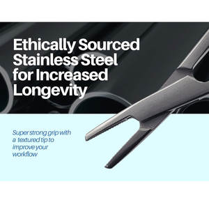 2025 Mayo Hegar Soporte de aguja Manual Carburo de tungsteno Instrumentos quirúrgicos de acero inoxidable Reutilizable Esterilizable de alta calidad - Product Image 2