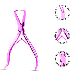Buy 100% High Quality Professional <b>Micro</b> Ring <b>Hair</b> <b>Extension</b> <b>Beading</b> Pliers Set with Customized Name and Logo - Product Image 6