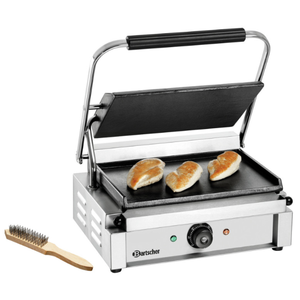 Grill commercial Panini - Grill en aluminium numérique à contrôle de température avec plaques lisses pour usage extérieur et domestique - Product Image 4