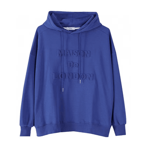 Nouveau sweat à capuche gaufré confortable à manches longues personnalisé à la mode fabriqué en usine prix bon marché pull à capuche gaufré - Product Image 2