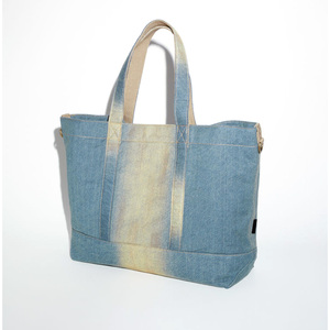 100% Top haute qualité grande capacité Denim jean sacs fourre-tout en gros meilleur prix femmes Denim jean sacs fourre-tout - Product Image 5
