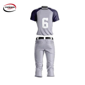 Uniforme de Alta Calidad Unisex con Logotipo Personalizado, Ropa Deportiva de Béisbol y Softbol, Transpirable, Estilo Liso, Impreso, Conjunto de Técnicas de Sublimación - Product Image 2