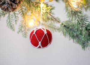 Arbre de Noël en forme d'arbre en coton, ornements de boules en plastique faits à la main, décorations de Noël, ornement de Noël d'Inde - Product Image 4