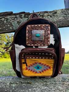 Venta al por mayor de mochila de lona vintage a la moda de alta demanda para viajar, material de cuero con forro de PVC, exportador indio - Product Image 3