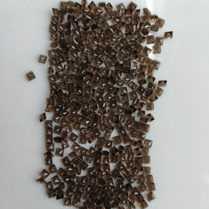 Cuarzo Ahumado Natural de 3MM, Corte Princesa Cuadrado, Gema Suelta de la Mejor Calidad para Joyería y Fabricación de Collares - Product Image 5