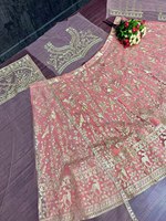 Nouveau design, soie Banarasi lourde, douce et lisse, avec travail manuel au miroir, pour mariages et fêtes, magnifique, extensible et anti-humidité