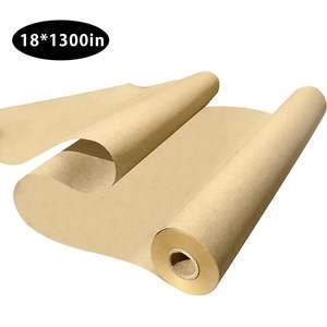 กระดาษคราฟท์ไม้บริสุทธิ์สีน้ำตาลรีไซเคิลขนาดใหญ่กระดาษห่อพิมพ์ดิจิตอลย่อยสลายได้ - Product Image 6