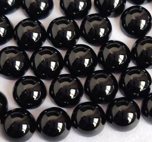 Spinel Cabochon 7mm สีดำธรรมชาติสีดำ Spinel - Product Image 5