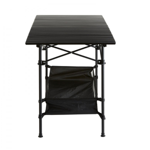Table de pique-nique pliante en aluminium légère et portable de 120x70x55 CM avec sac de transport - Utilisation en camping, plage, barbecue et jardin - Product Image 1