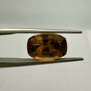Ceylon เบาะสีส้มน้ำตาลธรรมชาติตัดเพทายพลอยสังเคราะห์หลวม10.5x7.1x5.2มม. 4.07cts อัญมณี nalin สำหรับนานาชาติ - Product Image 4