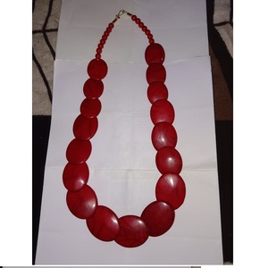 Collar de Cadena Larga Acrílica Gruesa de Color Simple a la Moda para Mujer, Collar de Cadena de Eslabones Planos Gruesos de Resina Punk, Joyería - Product Image 4